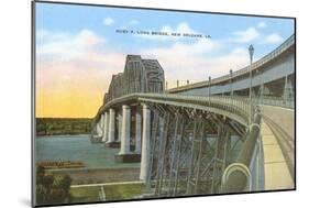 Huey P. Long Bridge, New Orleans, Louisiana-null-Mounted Art Print