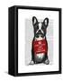 Hug a Frenchie-Fab Funky-Framed Stretched Canvas