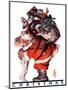 "Hug from Santa,"December 26, 1925-Joseph Christian Leyendecker-Mounted Giclee Print