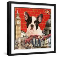 Hug my frenchie-Anne Storno-Framed Premium Giclee Print