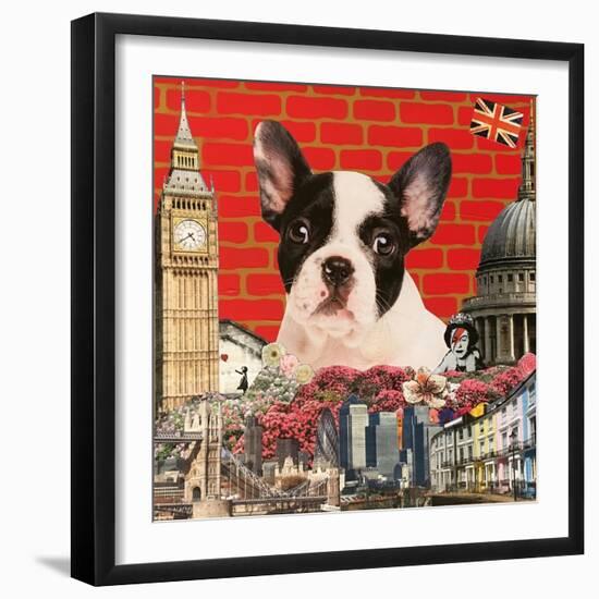 Hug my frenchie-Anne Storno-Framed Premium Giclee Print