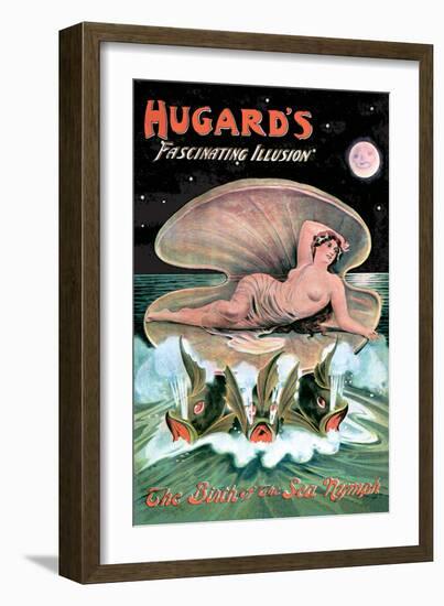 Hugard's Fascinating Illusion: The Birth of the Sea Nymph-null-Framed Art Print