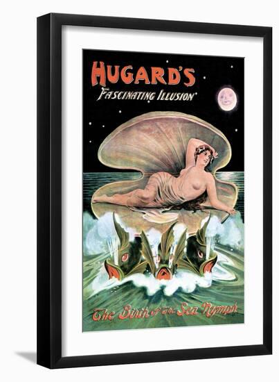 Hugard's Fascinating Illusion: The Birth of the Sea Nymph-null-Framed Art Print