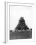 Huge Bonfire 1938-Fred Musto-Framed Photographic Print