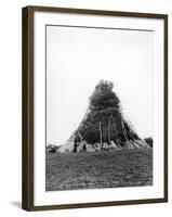 Huge Bonfire 1938-Fred Musto-Framed Photographic Print