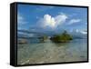 Huge Cloud Formations over the Marovo Lagoon, Solomon Islands, Pacific-Michael Runkel-Framed Stretched Canvas