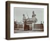 Huge Figureheads at Castles Ship Breaking Yard, Westminster, London, 1909-null-Framed Photographic Print
