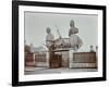 Huge Figureheads at Castles Ship Breaking Yard, Westminster, London, 1909-null-Framed Photographic Print