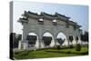 Huge Gate in Front of the Chiang Kai-Shek Memorial Hall, Taipei, Taiwan, Asia-Michael Runkel-Stretched Canvas