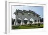 Huge Gate in Front of the Chiang Kai-Shek Memorial Hall, Taipei, Taiwan, Asia-Michael Runkel-Framed Photographic Print