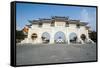 Huge Gate in Front of the Chiang Kai-Shek Memorial Hall, Taipei, Taiwan, Asia-Michael Runkel-Framed Stretched Canvas