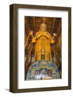 Huge Golden Buddha Statue, Ulaanbaatar (Ulan Bator)-Eleanor Scriven-Framed Photographic Print