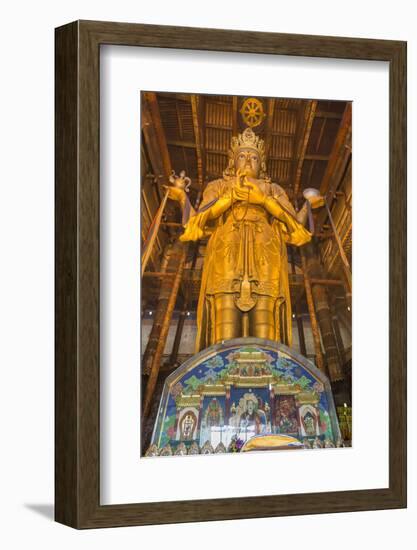 Huge Golden Buddha Statue, Ulaanbaatar (Ulan Bator)-Eleanor Scriven-Framed Photographic Print