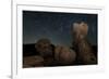 Huge Granite Boulders under Starry Skies, California-null-Framed Photographic Print