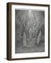 Huge Host of Angels Descend Through the Clouds in Paradise-Gustave Dor?-Framed Photographic Print