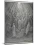 Huge Host of Angels Descend Through the Clouds in Paradise-Gustave Dor?-Mounted Photographic Print