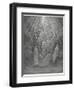 Huge Host of Angels Descend Through the Clouds in Paradise-Gustave Dor?-Framed Photographic Print