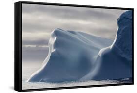 Huge Iceberg in Baffin Bay, Nunavut, Canada, North America-Michael Nolan-Framed Stretched Canvas
