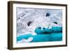 Huge Icebergs are on the Arctic Ocean to Ilulissat Fjord, Greenland-Murat Tellioglu-Framed Photographic Print