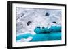 Huge Icebergs are on the Arctic Ocean to Ilulissat Fjord, Greenland-Murat Tellioglu-Framed Photographic Print