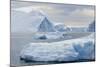 Huge Icebergs Calved from the Ilulissat Glacier, Ilulissat, Greenland, Polar Regions-Michael Nolan-Mounted Photographic Print