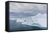 Huge Icebergs Calved from the Ilulissat Glacier, Ilulissat, Greenland, Polar Regions-Michael Nolan-Framed Stretched Canvas