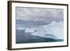 Huge Icebergs Calved from the Ilulissat Glacier, Ilulissat, Greenland, Polar Regions-Michael Nolan-Framed Photographic Print