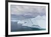 Huge Icebergs Calved from the Ilulissat Glacier, Ilulissat, Greenland, Polar Regions-Michael Nolan-Framed Photographic Print