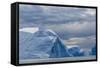 Huge Icebergs Calved from the Ilulissat Glacier, Ilulissat, Greenland, Polar Regions-Michael Nolan-Framed Stretched Canvas