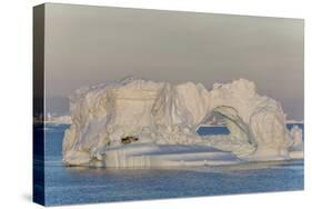 Huge Icebergs Calved from the Ilulissat Glacier, Ilulissat, Greenland, Polar Regions-Michael Nolan-Stretched Canvas