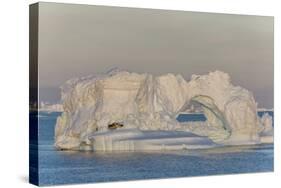 Huge Icebergs Calved from the Ilulissat Glacier, Ilulissat, Greenland, Polar Regions-Michael Nolan-Stretched Canvas