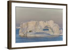 Huge Icebergs Calved from the Ilulissat Glacier, Ilulissat, Greenland, Polar Regions-Michael Nolan-Framed Photographic Print