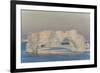 Huge Icebergs Calved from the Ilulissat Glacier, Ilulissat, Greenland, Polar Regions-Michael Nolan-Framed Photographic Print