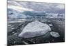 Huge Icebergs Calved from the Ilulissat Glacier, Ilulissat, Greenland, Polar Regions-Michael Nolan-Mounted Photographic Print