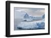 Huge Icebergs Calved from the Ilulissat Glacier, Ilulissat, Greenland, Polar Regions-Michael Nolan-Framed Photographic Print