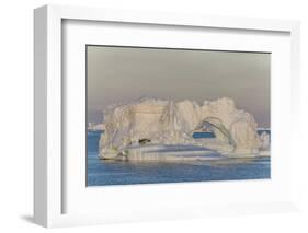 Huge Icebergs Calved from the Ilulissat Glacier, Ilulissat, Greenland, Polar Regions-Michael Nolan-Framed Photographic Print