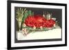 Huge Lobster on Serving Platter-null-Framed Premium Giclee Print