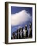 Huge Moai, Ahu Akiri, Easter Island, Chile-Keren Su-Framed Photographic Print