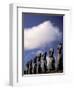 Huge Moai, Ahu Akiri, Easter Island, Chile-Keren Su-Framed Photographic Print