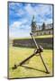 Huge Old Anchor before UNESCO World Heritage Site Kronborg Renaissance Castle, Helsingor, Denmark-Michael Runkel-Mounted Photographic Print