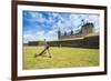 Huge Old Anchor in Front of Kronborg Renaissance Castlehelsingor, Denmark, Scandinavia, Europe-Michael Runkel-Framed Photographic Print