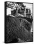 Huge Pile of Coal in Us Near the Mine and Generating Plant-Andreas Feininger-Framed Stretched Canvas