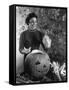 Huge Pumpkin Lantern-null-Framed Stretched Canvas