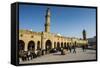 Huge Square with Below the Citadel of Erbil (Hawler), Capital of Iraq Kurdistan, Iraq, Middle East-Michael Runkel-Framed Stretched Canvas