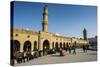 Huge Square with Below the Citadel of Erbil (Hawler), Capital of Iraq Kurdistan, Iraq, Middle East-Michael Runkel-Stretched Canvas