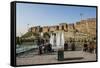 Huge Square with Water Fountains Below the Citadel of Erbil (Hawler)-Michael Runkel-Framed Stretched Canvas