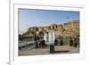 Huge Square with Water Fountains Below the Citadel of Erbil (Hawler)-Michael Runkel-Framed Photographic Print