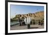 Huge Square with Water Fountains Below the Citadel of Erbil (Hawler)-Michael Runkel-Framed Photographic Print