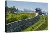 Huge Stone Walls around the Fortress of Suwon, UNESCO World Heritage Site, South Korea, Asia-Michael-Stretched Canvas