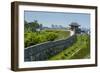 Huge Stone Walls around the Fortress of Suwon, UNESCO World Heritage Site, South Korea, Asia-Michael-Framed Photographic Print